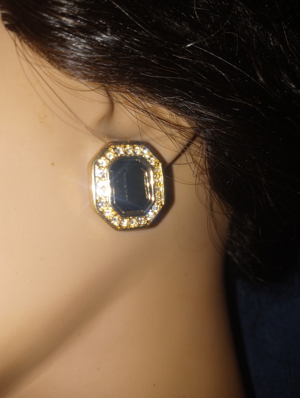 Swarovski S.A.L. gold-tone Pierced Earrings